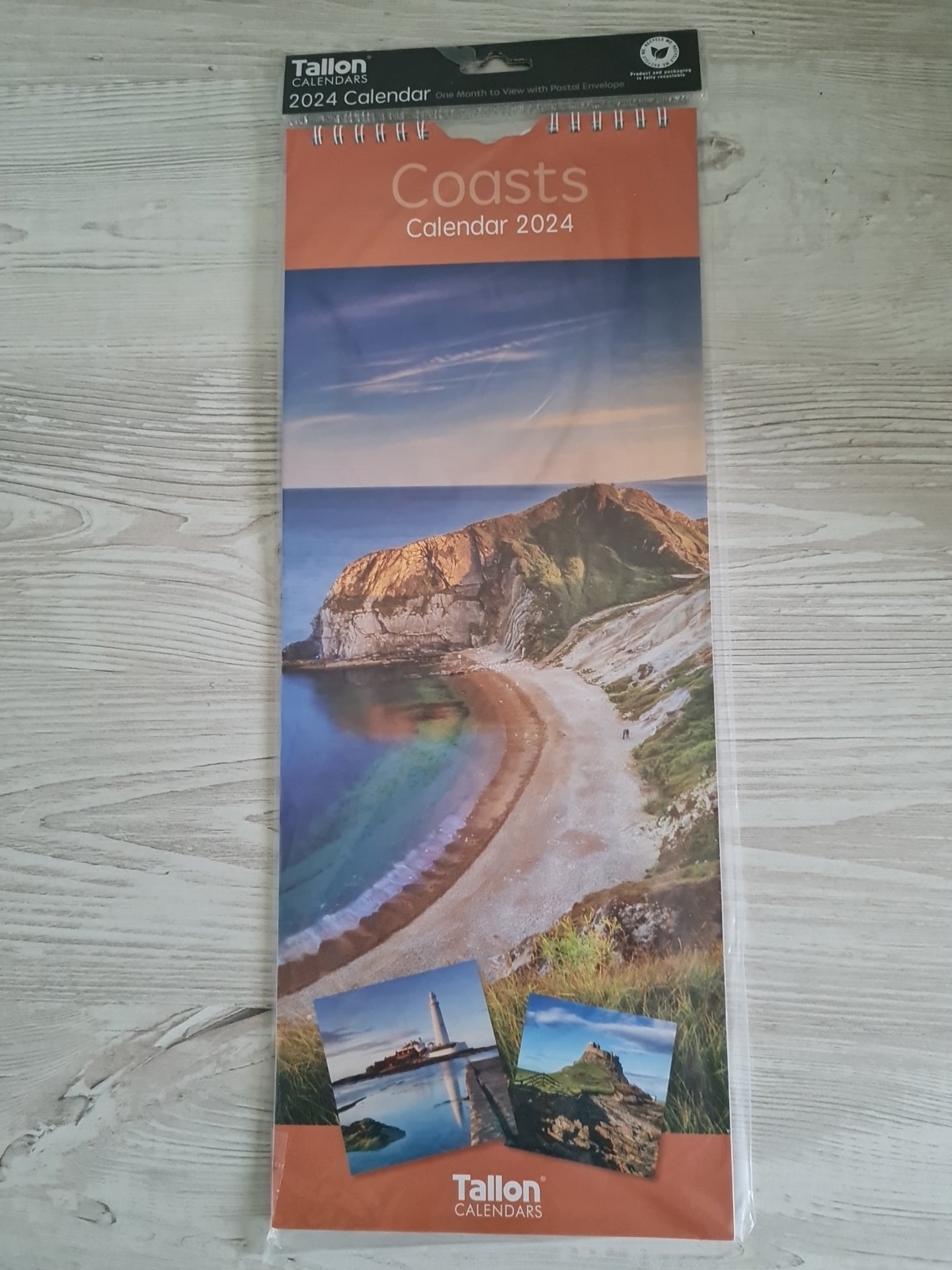 2024 Calendar Super Slim Coasts, Scenes, Cottages & Gardens